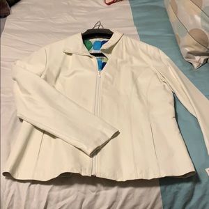 Medium fitted Wilson leather jacket NWT